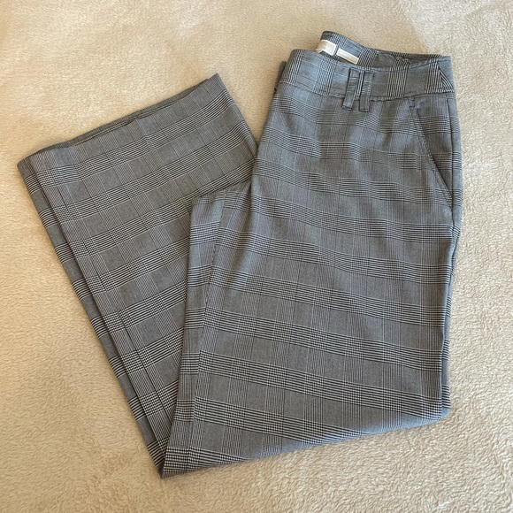 Michael Kors Pants - Michael Kors Plaid Wide Leg Pants - Size 14